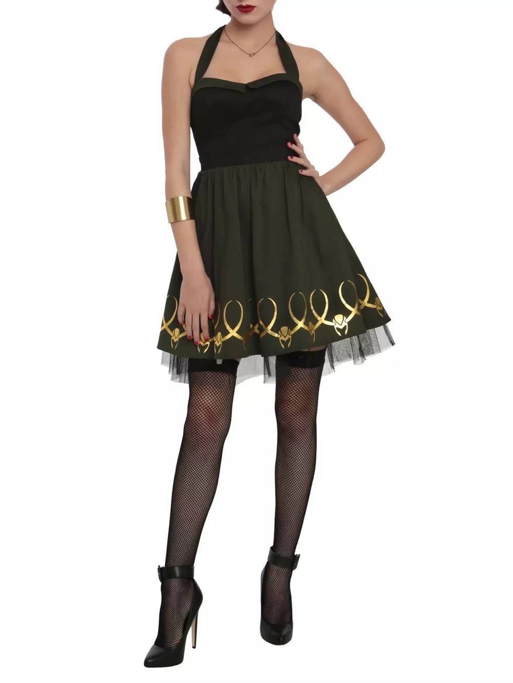 Her Universe Limited Edition Hot Topic Marvel LOKI DRESS Small